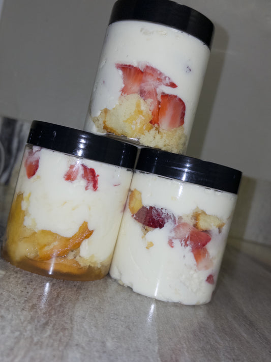 Strawberry Cake Jar!